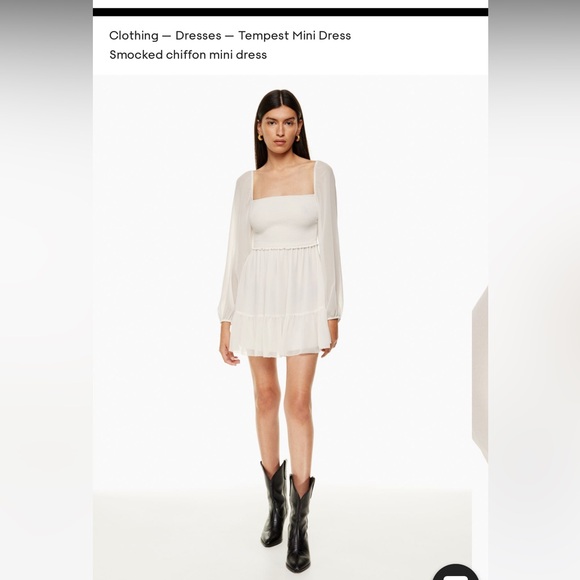 Aritzia tempest dress size small in green - Picture 1 of 1